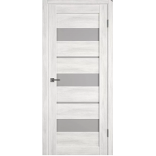 Дверь межкомнатная ВФД Атум X23 Шале северный, стекло белый сатинат "Сатин белый"